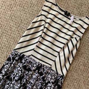 Perfect Black and White Dress